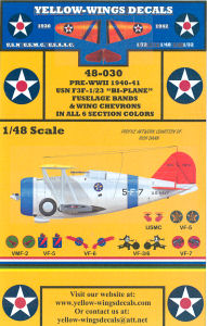 Yellow-Wings Decals