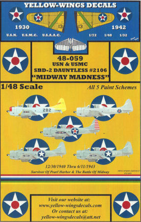 Yellow-Wings Decals