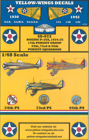 Yellow-Wings Decals