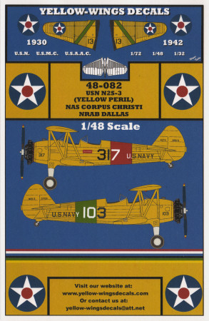 Yellow-Wings Decals