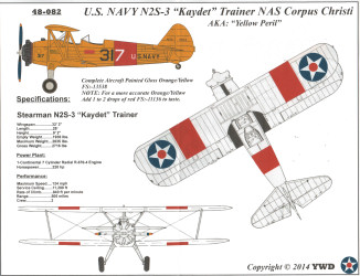 Yellow-Wings Decals