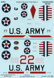 Yellow-Wings Decals
