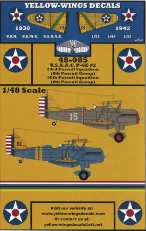 Yellow-Wings Decals