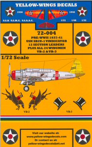 Yellow-Wings Decals