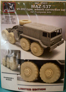 MAZ-537 VI-202-Type Wheels Correction