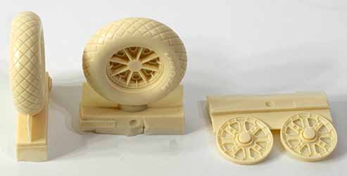 F6F Hellcat Diamond Tread Wheels Set