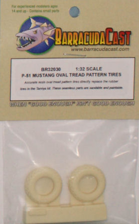 P-51 Mustang Octagonal Tread Pattern Tires