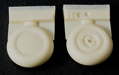 P-40B/C Main Wheels w/Smooth Tires