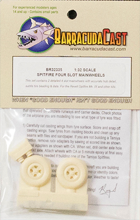 Spitfire 4 Slot Main Wheels