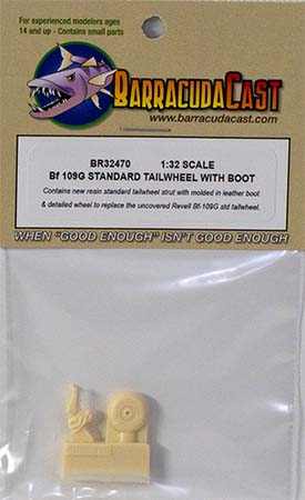 Bf 109G Standard Tail Wheel w/Boot
