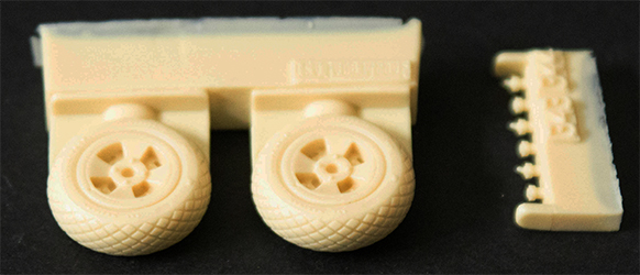 Sea Fury Diamond Tread Main Wheels
