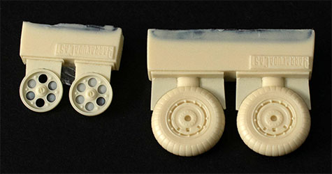 Fw 190A-1 thru 5 Ribbed Tread Main Wheels