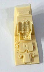 Bf 109G-2 Though G-10 Seat with Molded In Belts