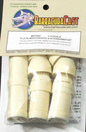 Tu-22 Blinder Exhaust and Afterburner Set