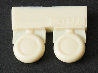 P-40B/C Main Wheels w/Smooth Tires