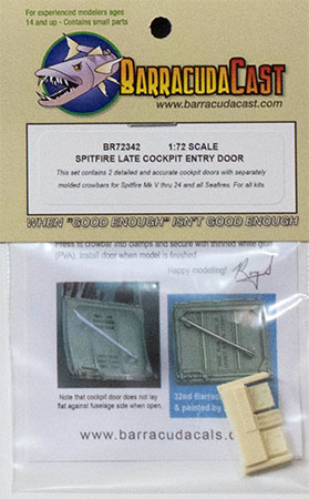 Spitfire Late Cockpit Door w/Crowbar