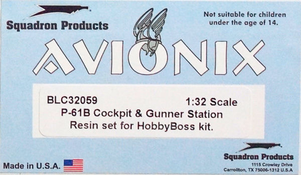 P-61B Black Widow Cockpit and Gunner Station Set