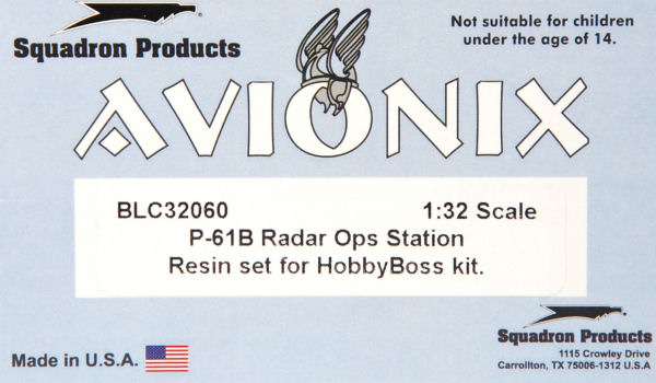 P-61B Black Widow Radar Ops Station Set