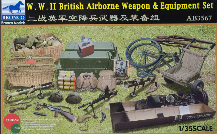 WWII British Airborne Weapons and Equipment Set