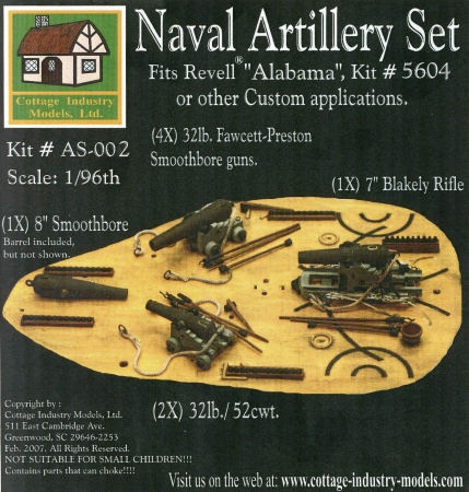 CSS Alabama Artillery Set