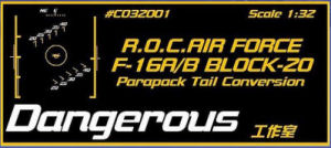 F-16A/B Block 20 Parapack Tail Conversion