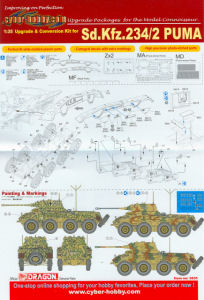 Upgrade and Conversion Kit for Sd.Kfz.234/2 Puma