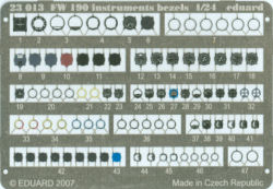 Fw 190 Instrument Bezels