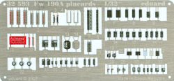 Fw 190 Placards