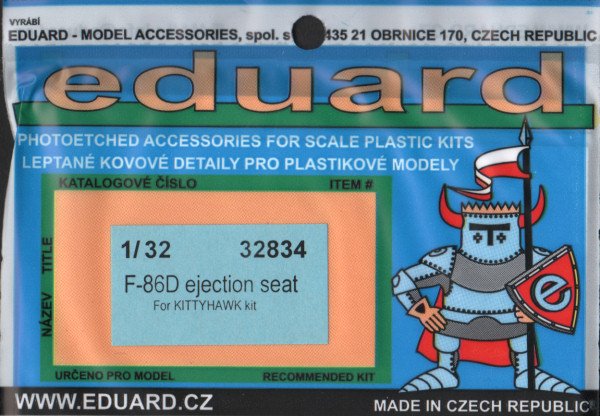 F-86D Ejection Seat Detail Set