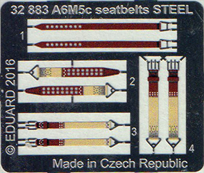A6M5c Seatbelts STEEL Set