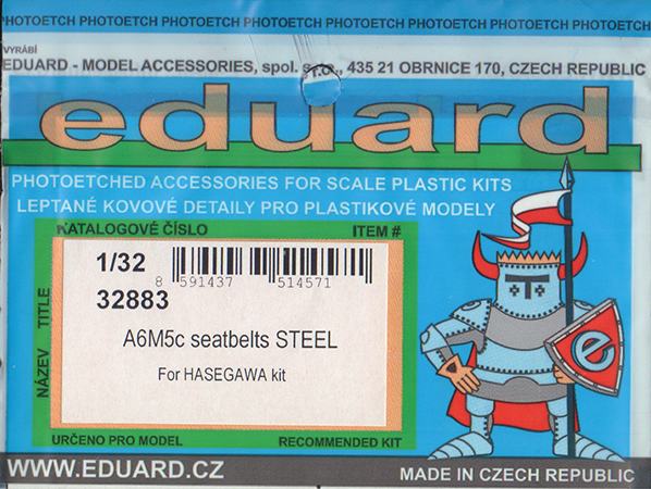 A6M5c Seatbelts STEEL Set