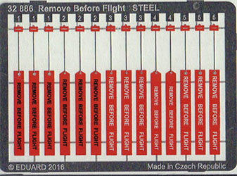 Remove Before Flight Streamers STEEL Set
