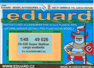 CH-53E Cargo Seatbelts