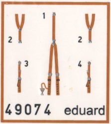 Spitfire Mk.VIII Seatbelts Set