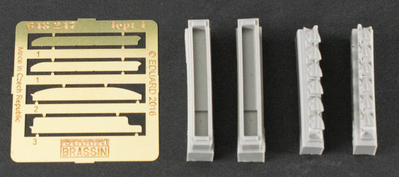 Bf 109G Exhaust Stacks Set
