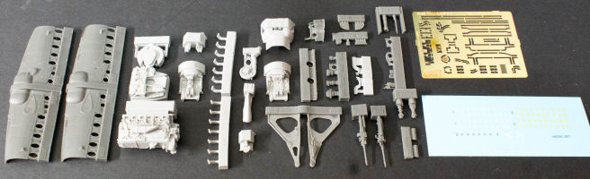 Bf 109G-6 Engine and Fuselage Guns Set