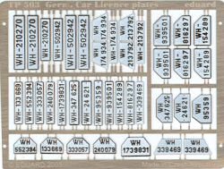 German Car License Plates