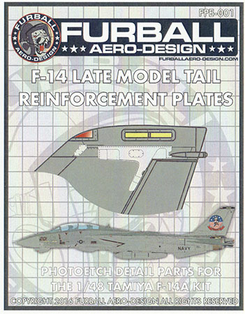 F-14 Late Model Tail Reinforcement Plate Set