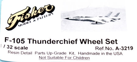 F-105 Thunderchief Wheel Set