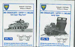 M2 Bradley; LVTP-7; MLRS Track (Early and Late Types)