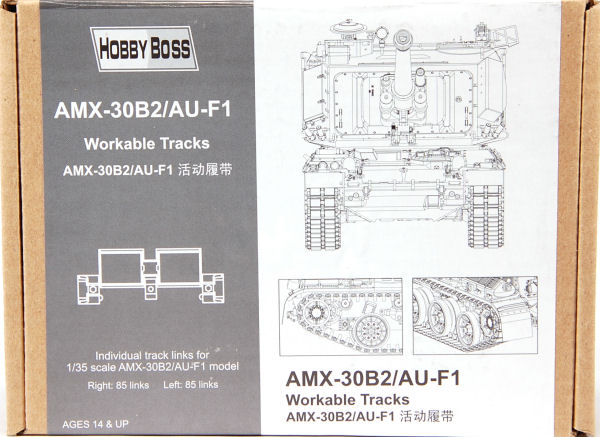 Hobby Boss 1/35 AMX-30B2/AU-F1 Workable Tracks Set First Look