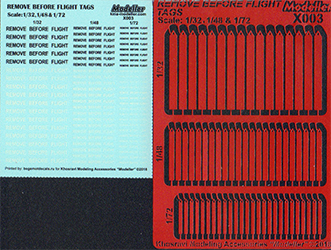 Remove Before Flight Tags Set