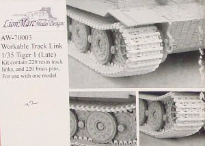 Tiger I (Late) Workable Track Links