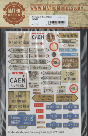Normandy Road Signs WWII