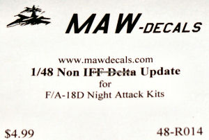 F/A-18D Non IFF Update