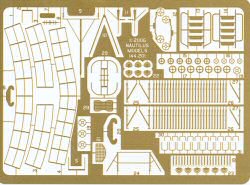 USS Fleet Boat Etch
