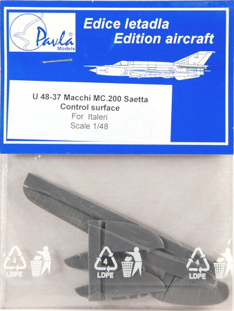 Mc.200 Saetta Control Surfaces