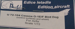 O-1E/F Bird Dog Flight Control Surfaces
