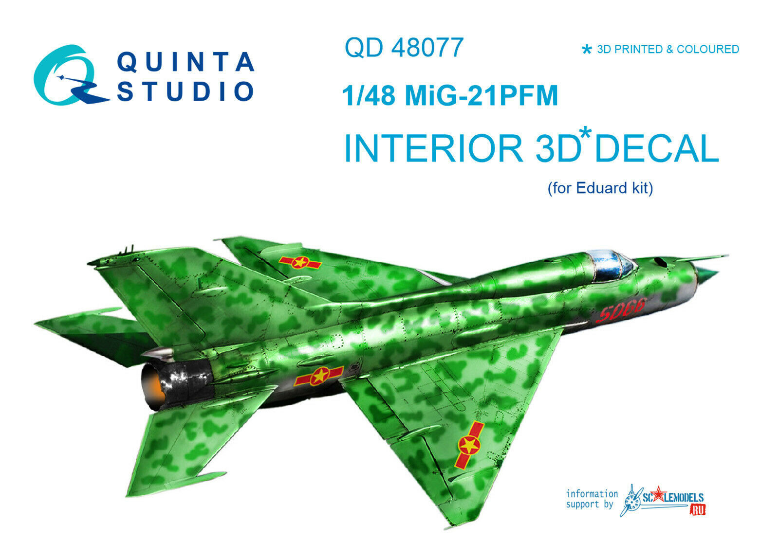 MiG-21PFM Interior 3D Decal Set