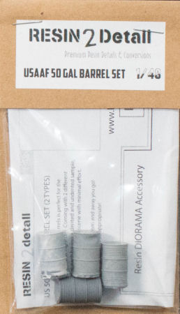 USAAF 50 Gallon Barrel Set
